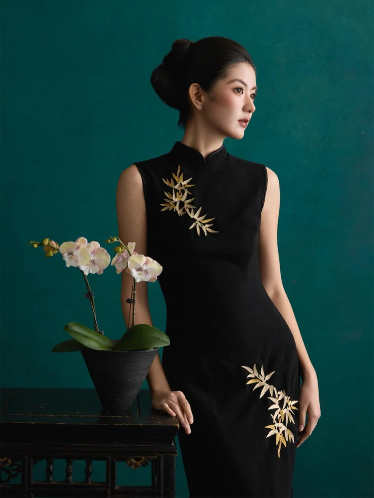 

Ele Bla Photoaphy Costume New Chinese Sle Studio Portrait High-End Feel Art Photo ooting Traditional Co...