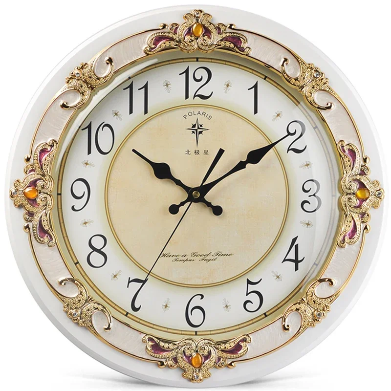 3d Large Wall Clock Vintage Living Room Wood Clocks European Style Silent Clock Creative Loft Relogio De Parede Home Decor SC352