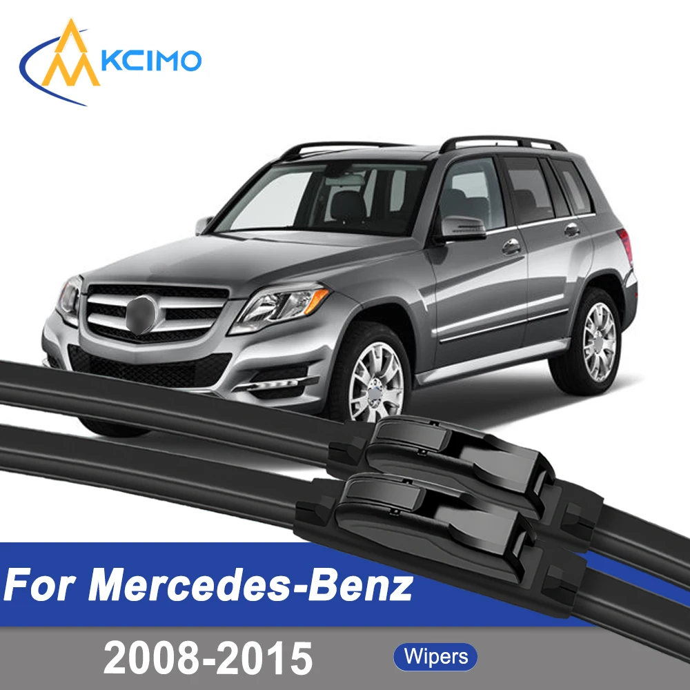 

Premium Rubber Durable Silent Windshield Wiper Blades 2pcs for Mercedes-Benz GLK-Class X204 2008-2015 Front Wiper Blades Set
