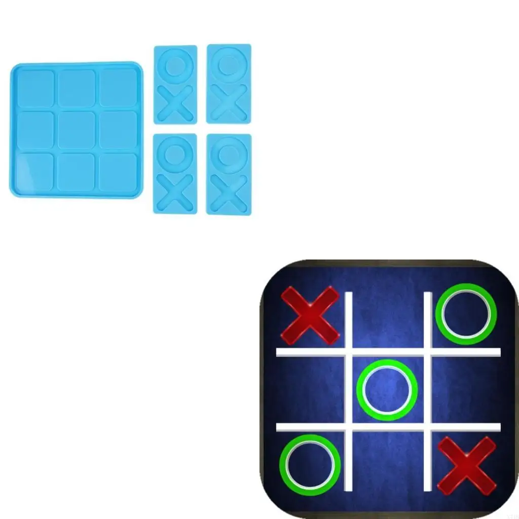 

Handmade Game with Board Resin Mold Game Fun Resin Mold