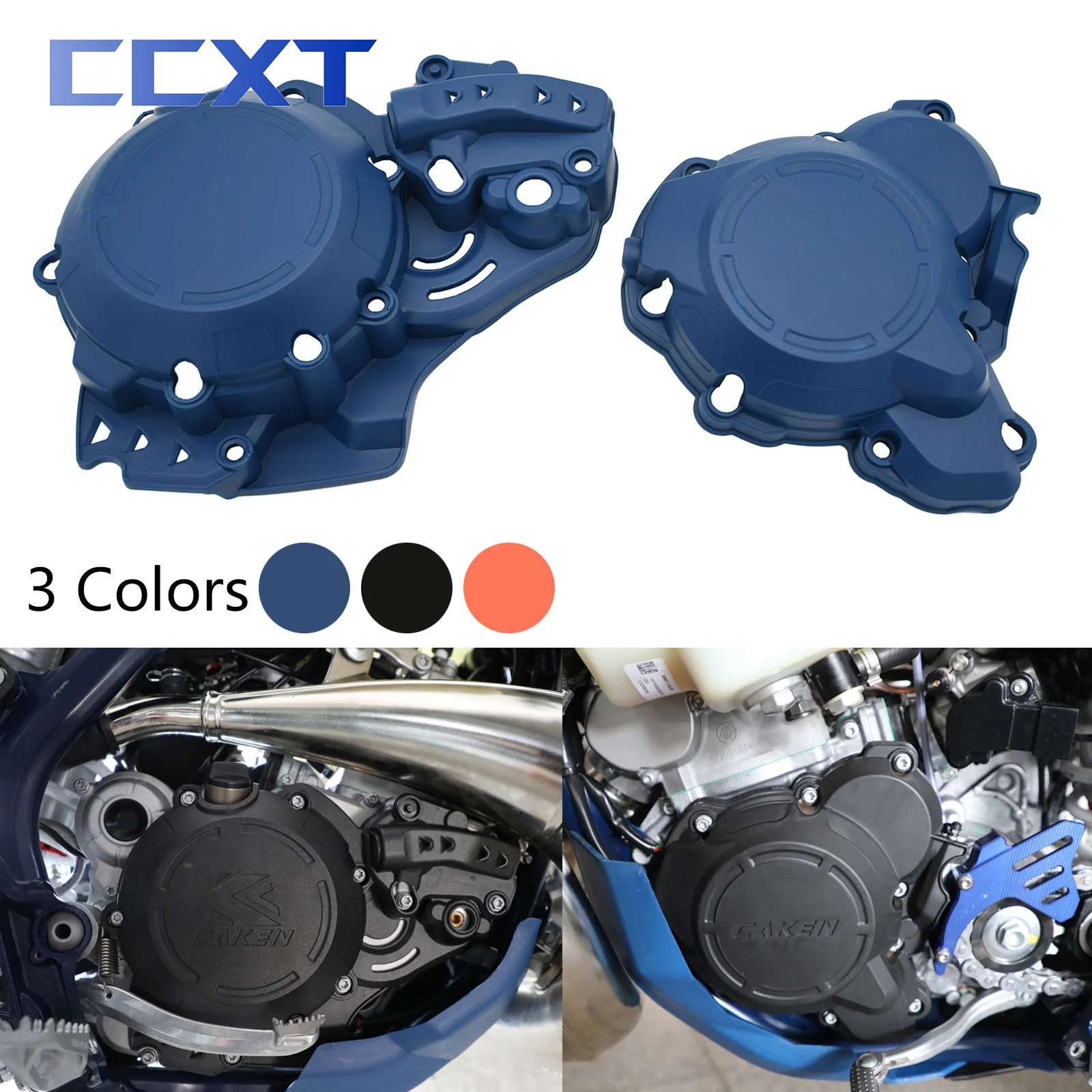 Plastic Ignition Guard Cover Clutch Protector For Husqvarna TC TE For KTM EXC SX XC XCW TPI 250 300 250i 300i 2019 2020-2022