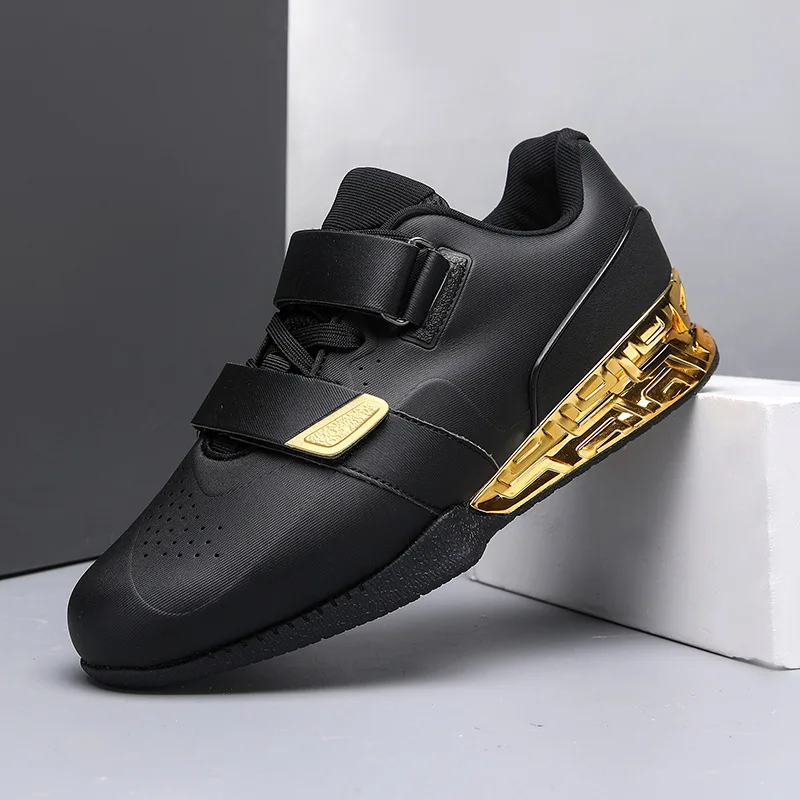 

Weightlifting Shoes Professional Squat Deadlift Powerlifting Shoes Gym Training Anti Slip High Support Barbell Shoes
