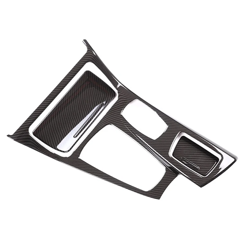 

Для BMW 5 серии F10 2011-2017 LHD центральная консоль панель переключения передач отделка внутренние детали (ABS углеродное волокно)