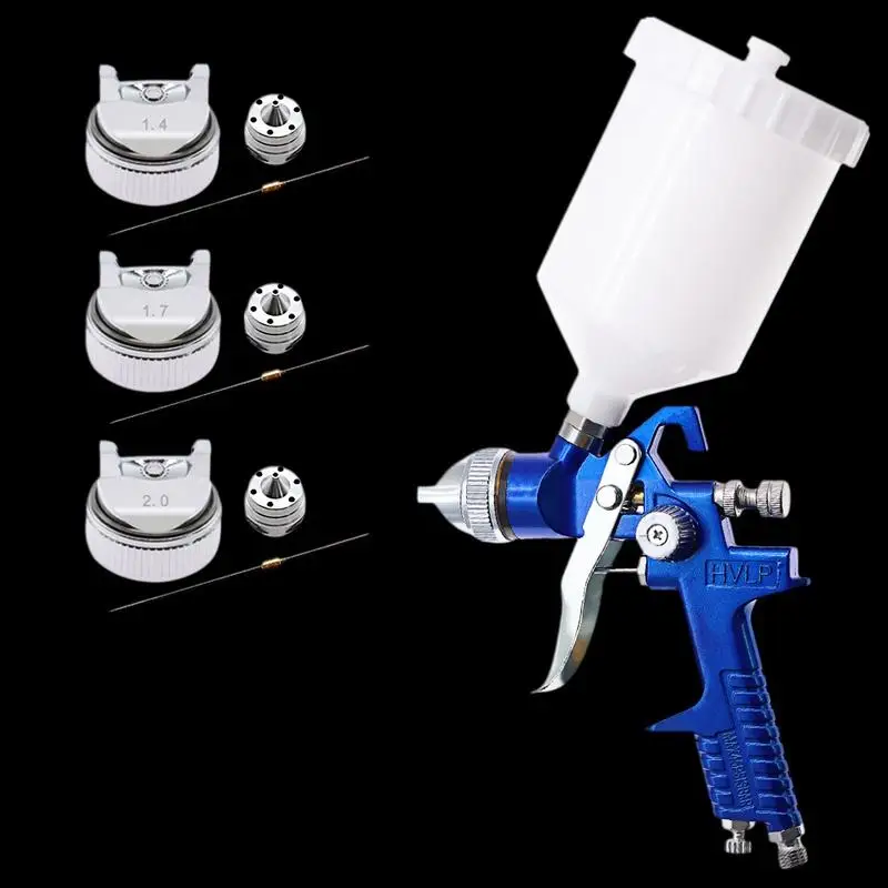 HVLP Spray  Nozzle Set 1.4/1.7/2.0mm Air Sprayer Replacement Tip For H-827 Paint Tool