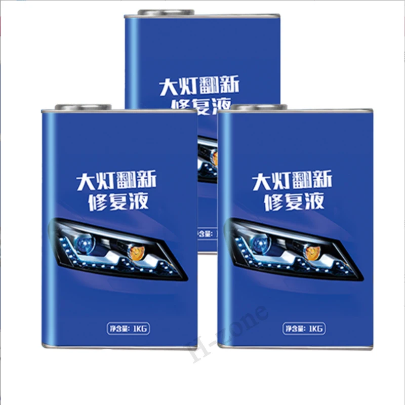 1KG car headlight refurbishment coating liquid new headlight lampshade repair liquid yellowing crack scratch polishing agent - Image 3