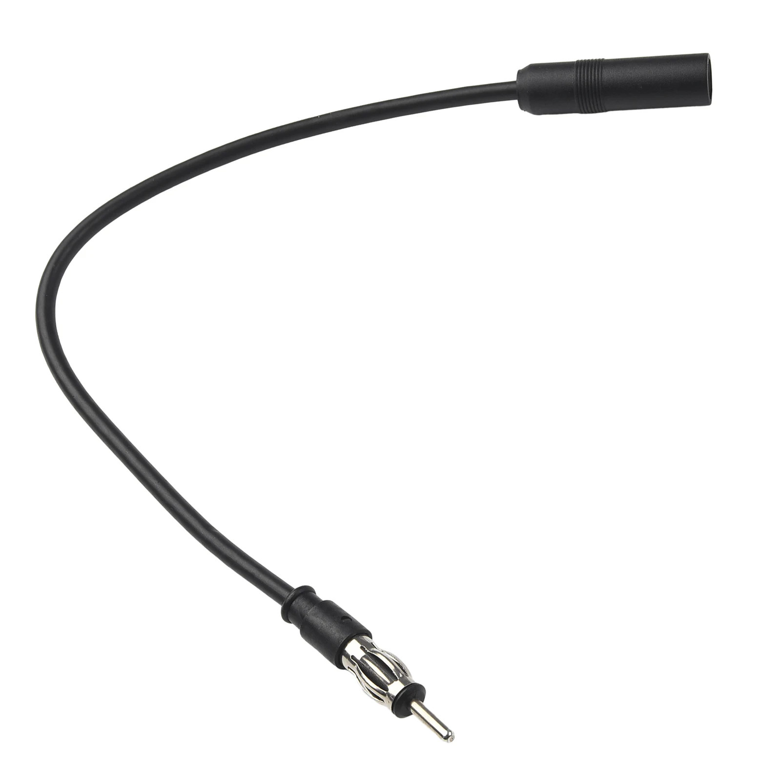 1PCS Car FM Audio Modification Antenna Extension Cable ABS Material Standard Interface Conversion Cable Accessory 30cm