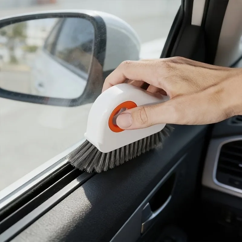 

2-in-1 RV Window & Track Cleaning Brush - Detachable Tool for RV Camper Accessories, Car Grooves & Windowsills