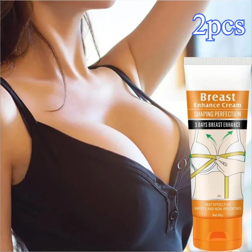 2pcs 80g New Women Breast Bust Enhancement Enlargement Smooth Skin Firming Breast Massager Body Cream