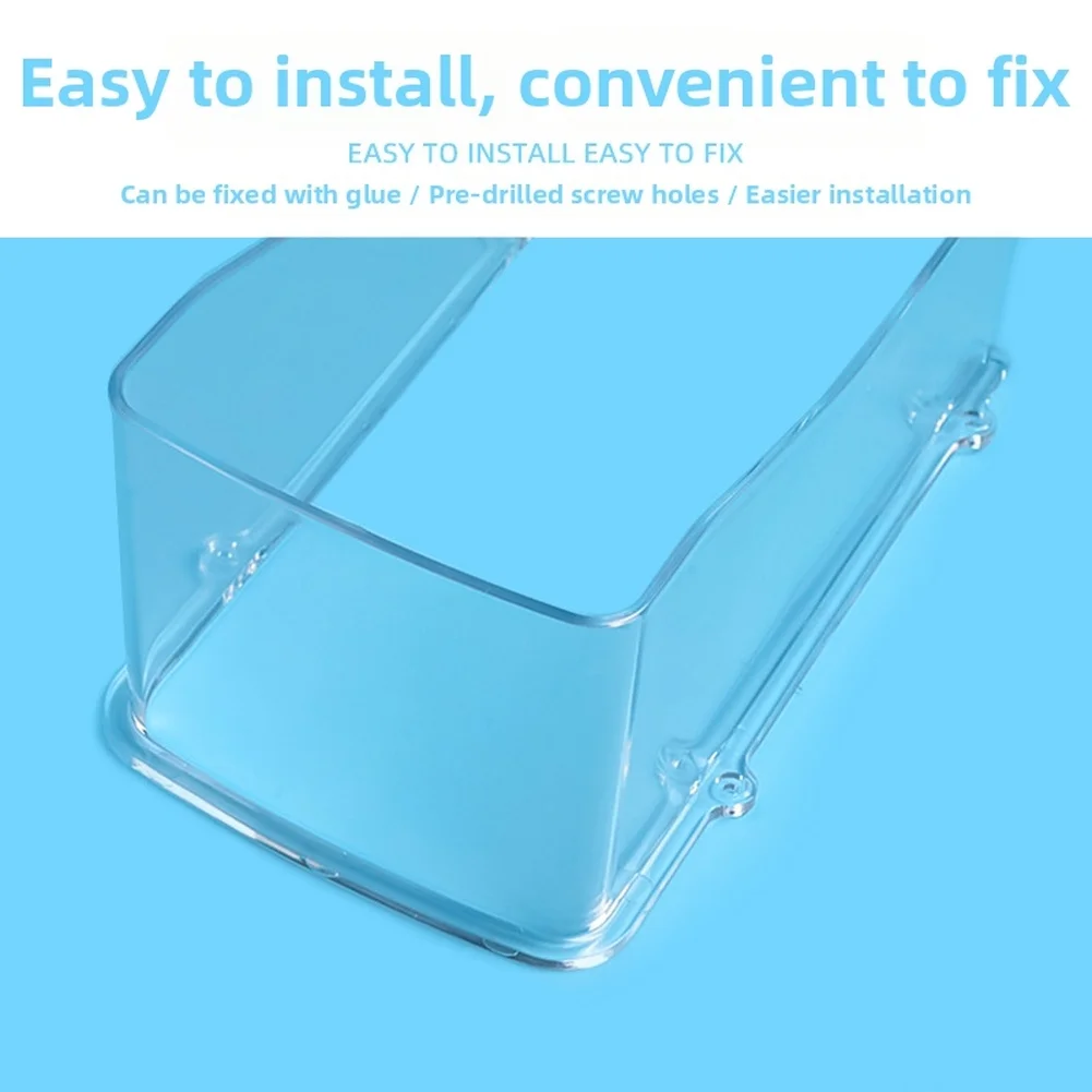 PC Transparent Cover for Doorbell and Intercom Systems Designed for Outdoor Use Rain Dust Heat Resistance U Shaped Fit