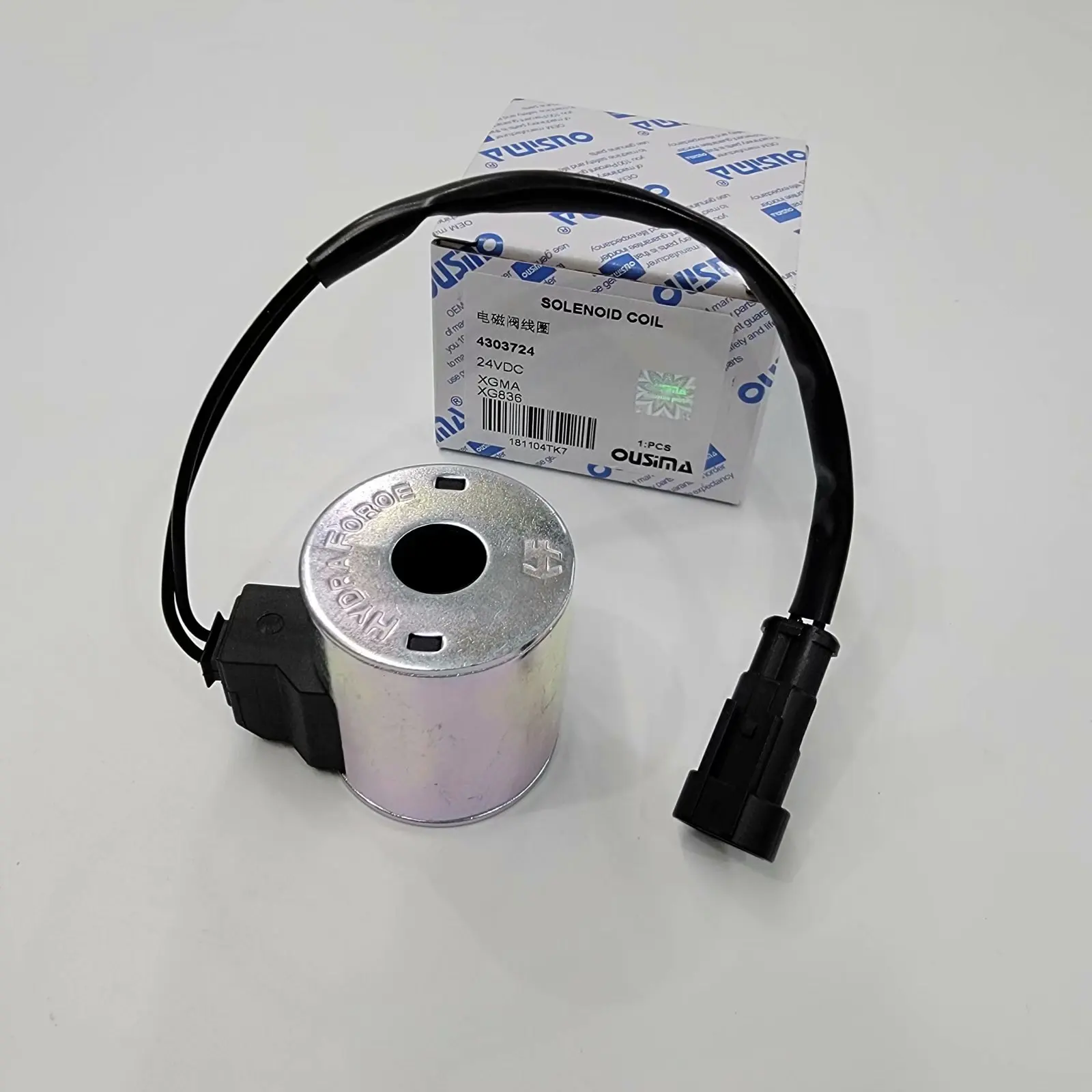 

Excavator Solenoid Valve Coil 4303724-24VDC For XGMA XG836