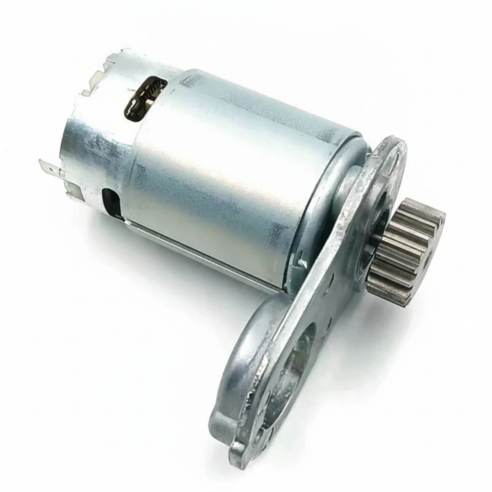 18V DC Electric Motor with Toothed Drive Gear Copper Components Grass Trimmer Replacement Motor High Rotational Force