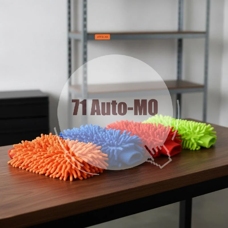 Coral Fleece Cleaning Gloves Super Soft Highly Absorbent Lint Free for Car Washing Home Kitchen Dusting Window Wiping
