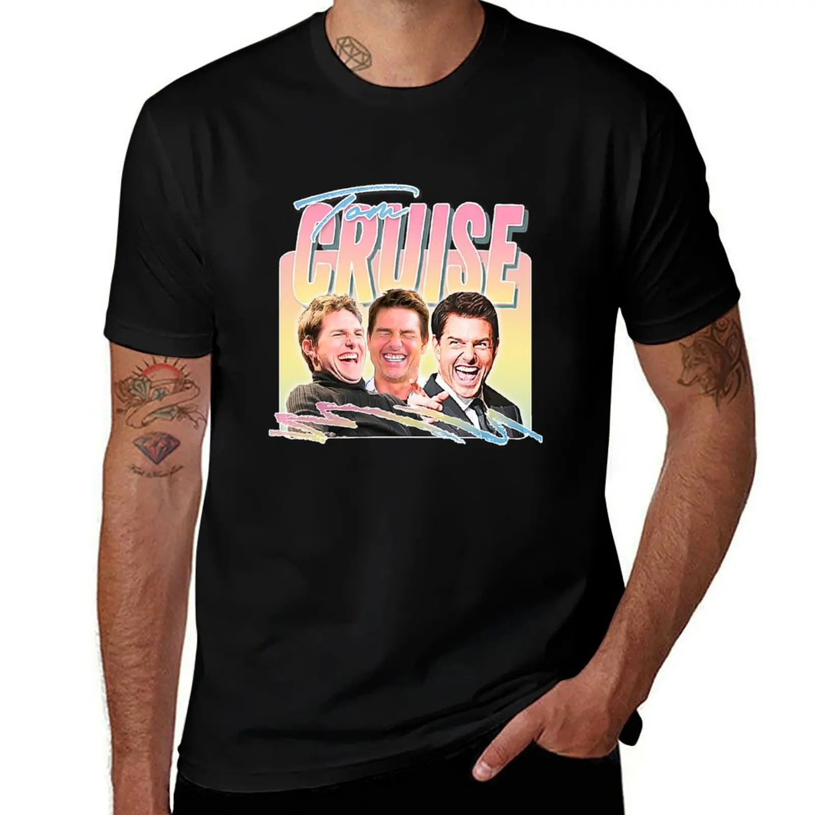 

Tom Cruise Tom Cruise Tom Cruise gift fan T-Shirt man t shirt luxury t shirts for man slim fit T-shirt