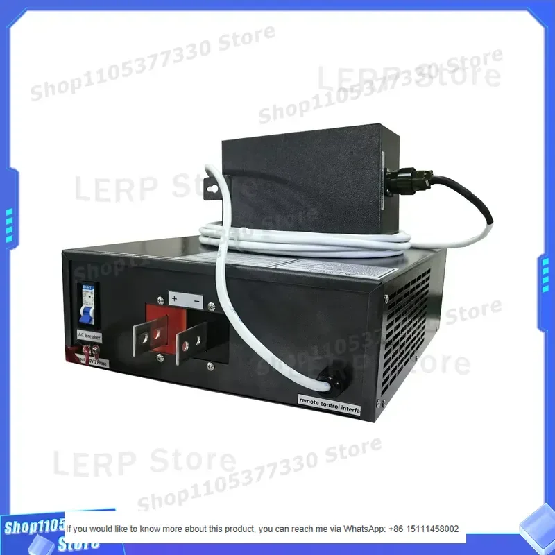 High-Frequency 40KHz 12V 300A AC-DC Converter 220V Single-Phase Water-Cooled Rectifier Electroplating 50A Industrial Power