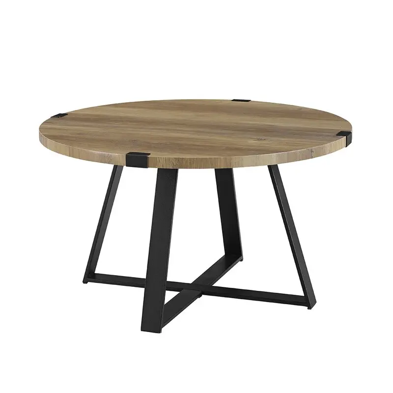 

Nordic round Tea Table Simple Iron Coffee Table Small Apartment Living Room Bedroom Small Coffee Table