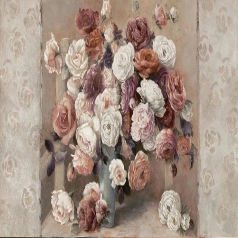 Papel Tapiz Original floral and light brown decorative picture for TV bedroom Decoracion Hogar mural background wall