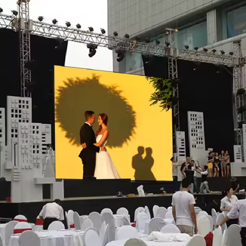 Full Color SMD P2.604 P3.91 500x500mm Outdoor LED Rental Stage Church Concert Display Screen