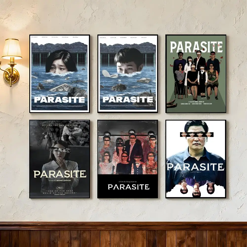 Movie Parasite Poster Wall Art Poster Prints Home Wall Decor Gift for Living Room, Bedroom Bar & Parlor