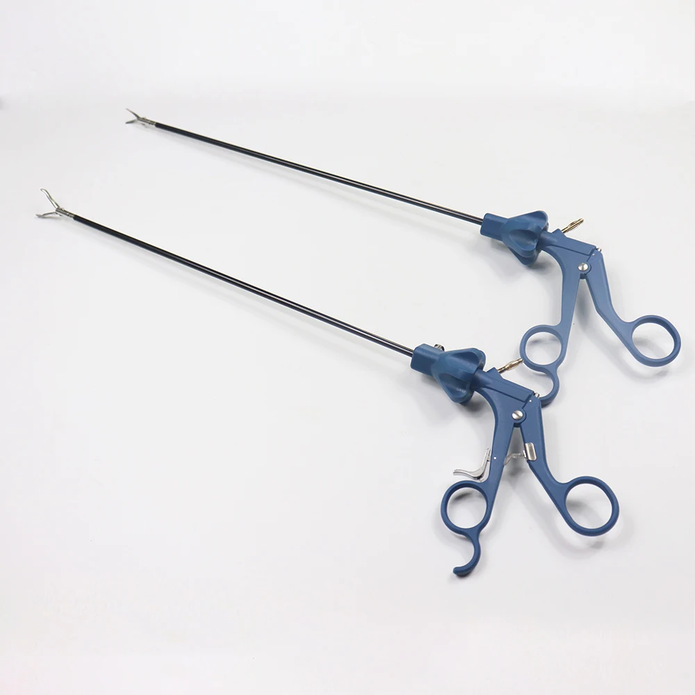 Laparoscopic Reusable Surgery Grasper 5mm Medical Laparoscopy Surgical Grasping Instruments Blue Handle