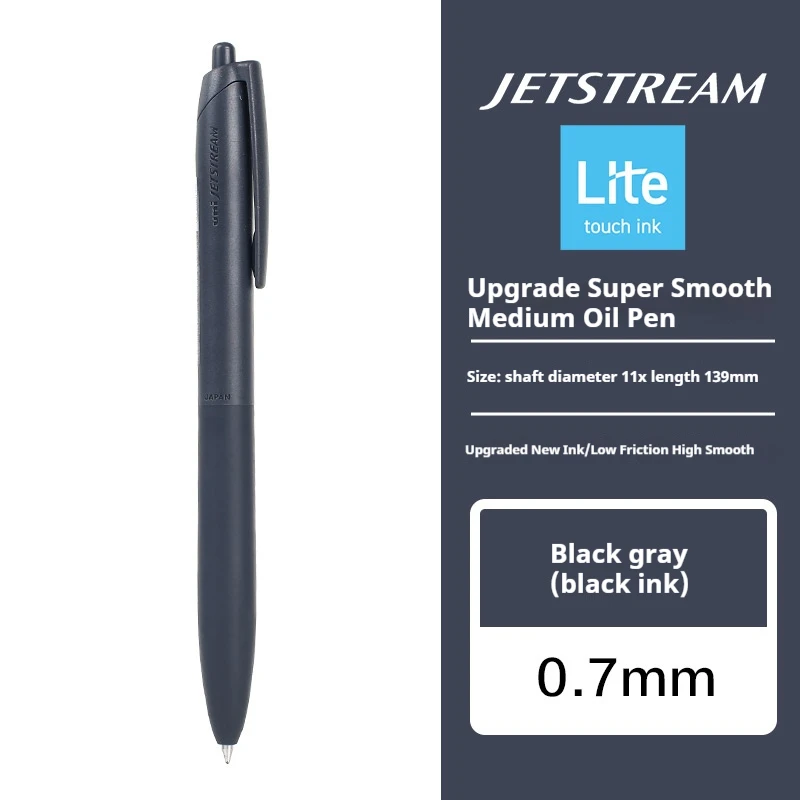 Uni Mitsubishi Oil Kugelschreiber JETSTREAM, schnell trocknend, wischfest, für saubere Notizen, ergonomischer Griff, langlebige Stahlspitze, nützliches Werkzeug