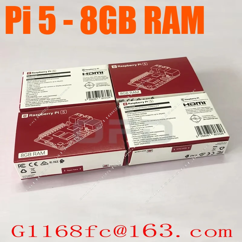 Pi 5 2GB/4GB/8GB Memory Development Board Single Board Computer Raspberry Mini