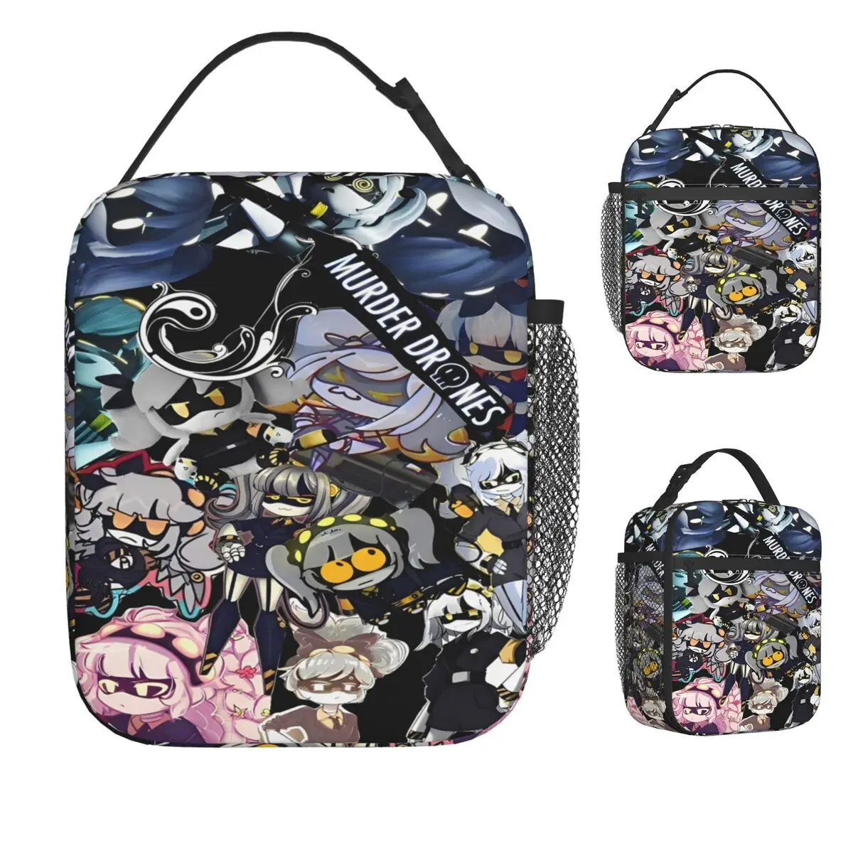 

Сумка для обеда в стиле аниме «Убийство дронов», милый ланч-бокс для женщин, пляжная портативная изолированная сумка-холодильник с принтом, термосумки для обеда