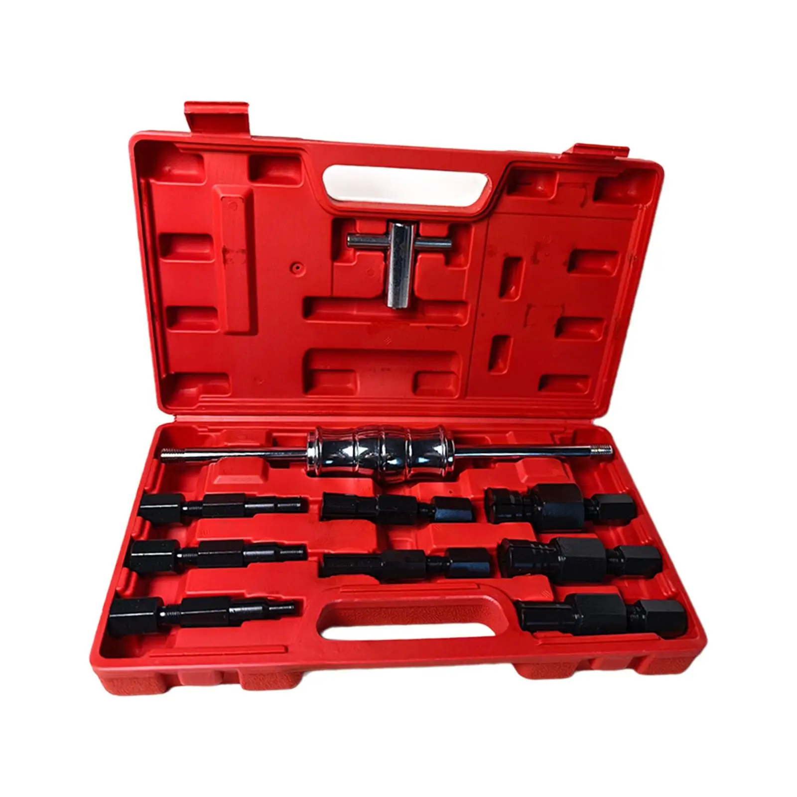 9 Pieces Slide Hammer Puller Auto Mechanics Tool Installer Hand Repairing Tool Hole Bearing Puller Set Bearing Removal Tool Set