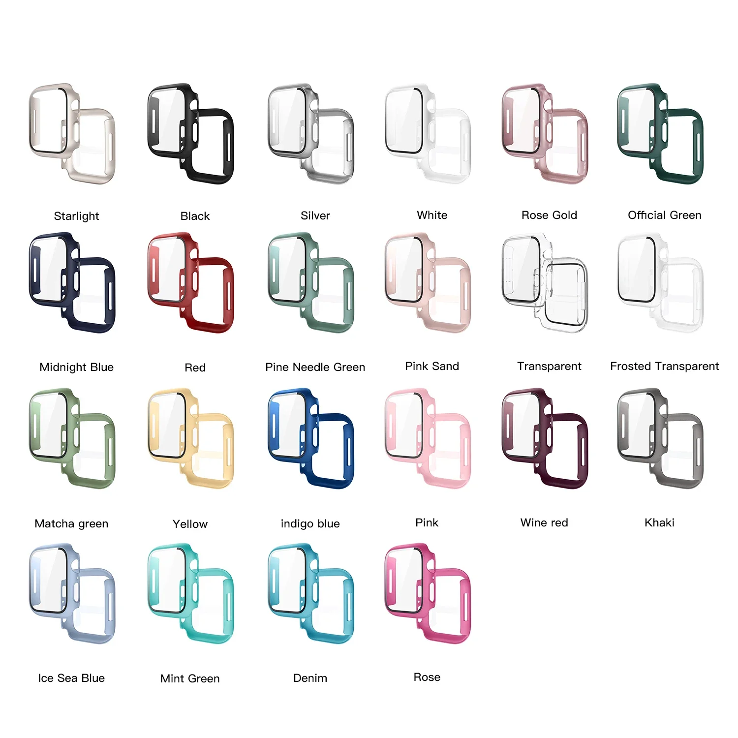 Hard PC Screen Protector Case for Apple Watch  2