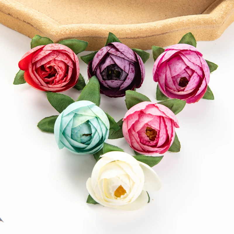 Künstliche Seidenblumen Teerosen für Heim, Büro, Party, Festival, Garten, Hochzeit, Brautstrauß, DIY, Bestseller Geschenke – Detail 3