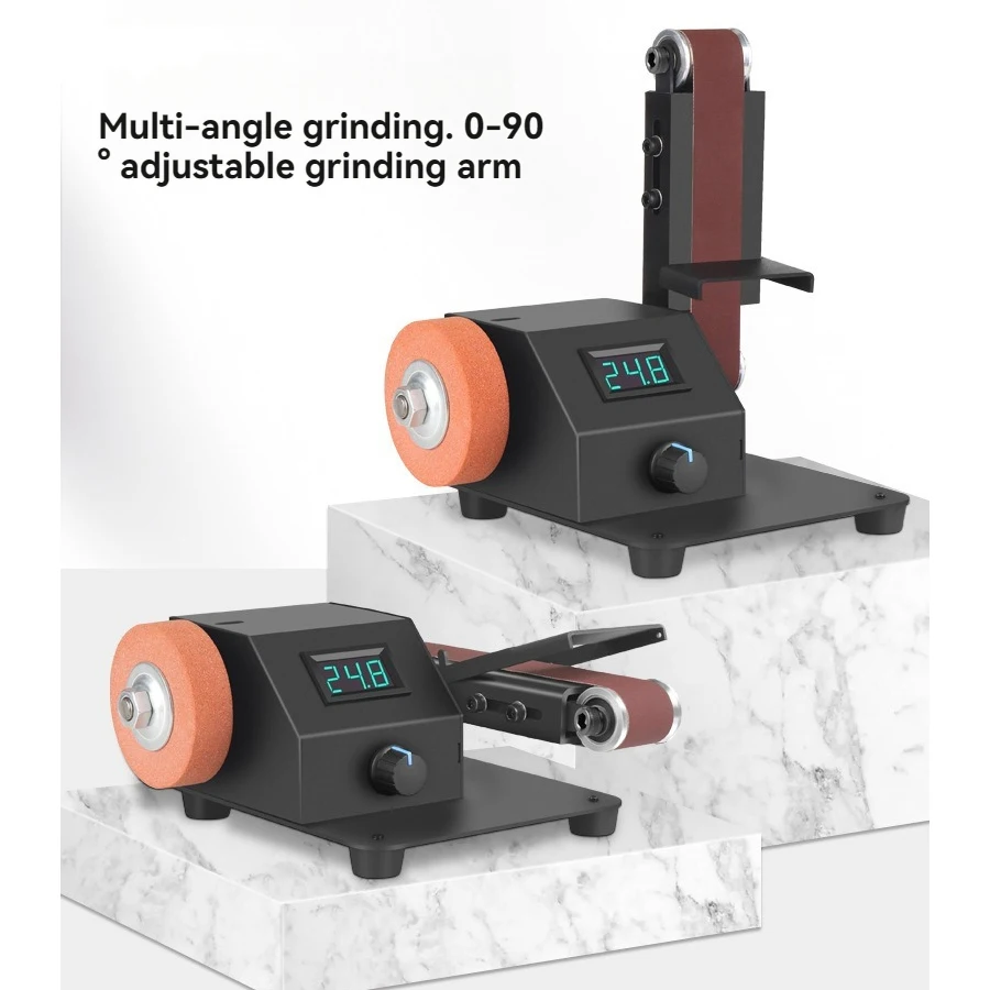Belt Sander Electric 795 Motor Stepless Speed Multifunction Sanding Polishing Grinding Tool Set 250W for DIY Projects Type1/2/3