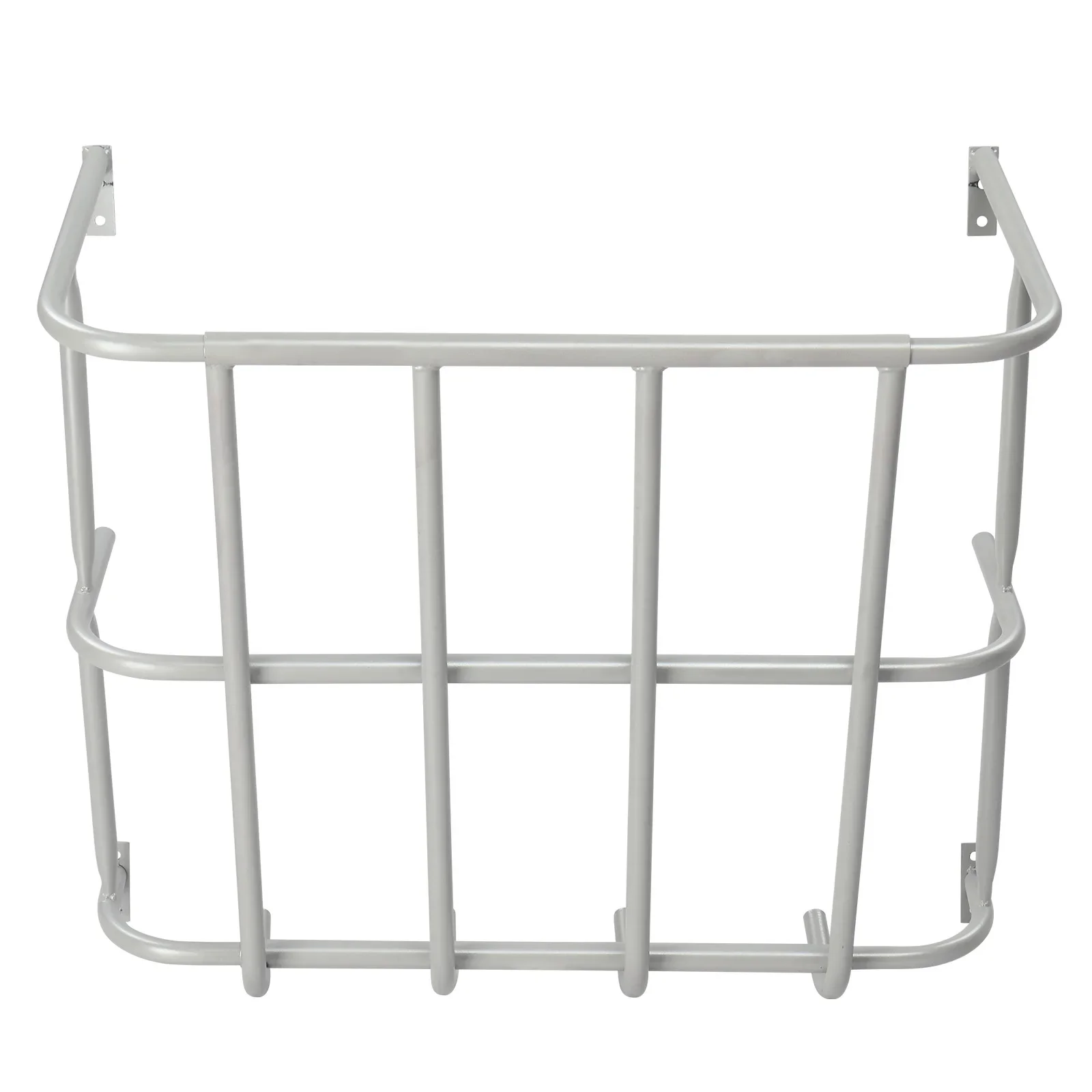 

Large Capacity Hay Feeder, Heavy-Duty Steel Goat Hay Rack, 22.8" Long Wall Mounted Horse Hay Holder, Multiple Sided Feeding