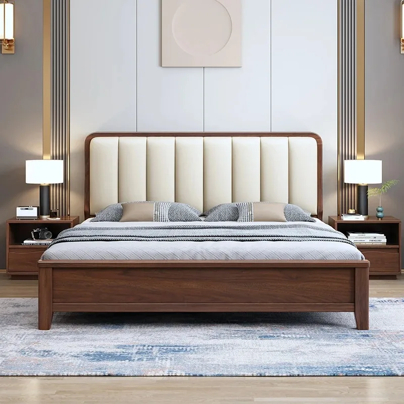 Modern Comforter Adult Double Bed Luxury Princess Bedframe Storage Double Bed Full Size Headboards Camas De Casal Home Furniture