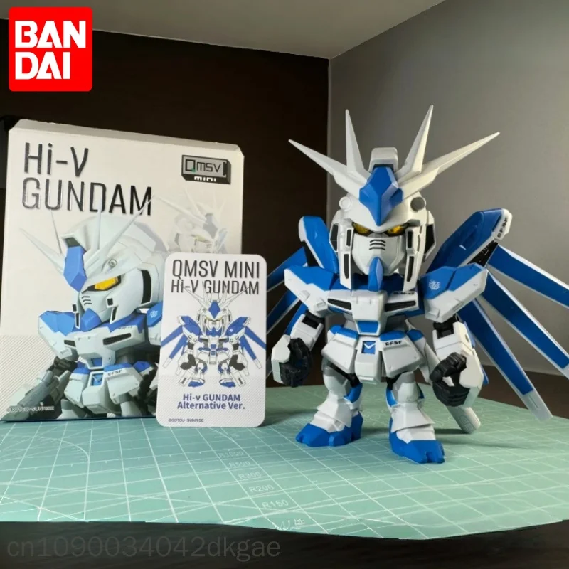 Bandai Namco Original En Stock QMSV MINI Hi Nu Gundam RX 93 V2 Mobile Suit Mini Figura Caja Sorpresa Coleccionable Modelo Mecha