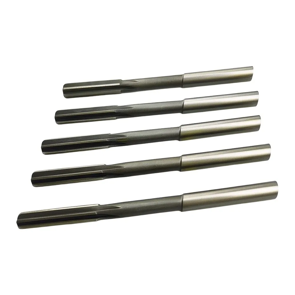 Chucking Reamer Set 3mm to 12mm 10pcs Alloy Steel Straight for flute H8 Tolerance for Metalworking and Prototyping
