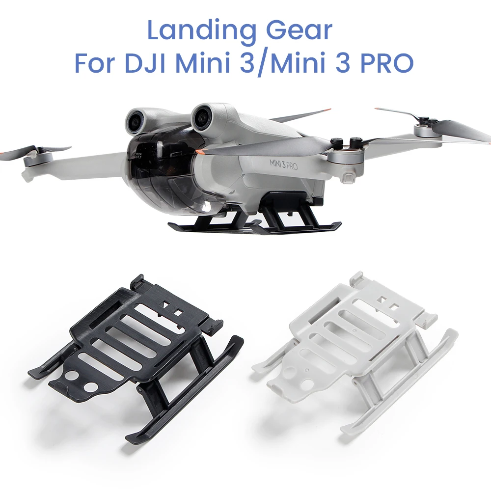 معدات الهبوط بدون طيار لـ Mini 4 Pro/Mini 3 3 Pro موسع ارتفاع دعم القدم حامي حامل لملحقات DJI Mini/Mini 2/SE