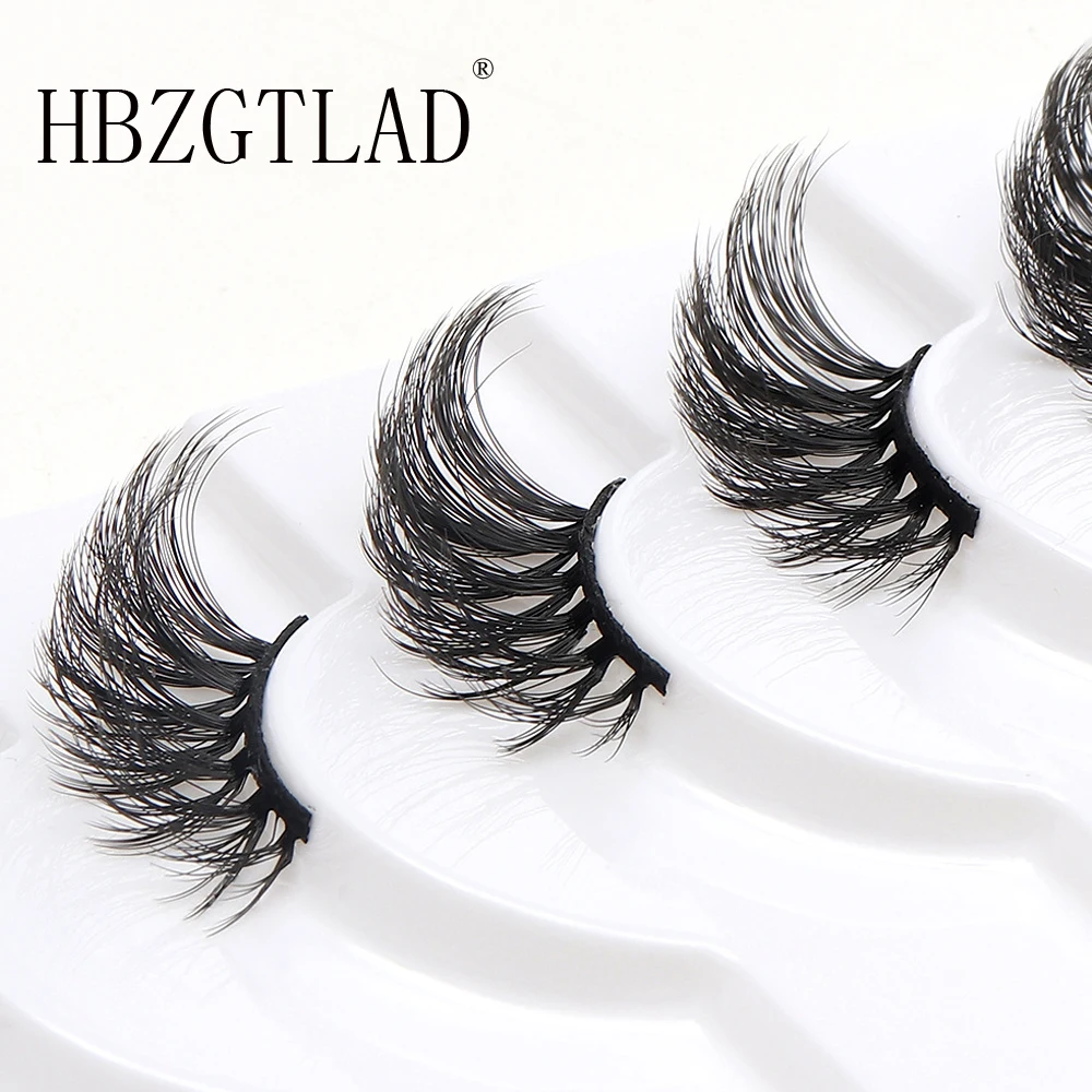 New 10 Pairs half Natural False Eyelashes Fake Lashes Long Makeup 3D Mink Lashes Extension Eyelash Mink Eyelashes for Beauty