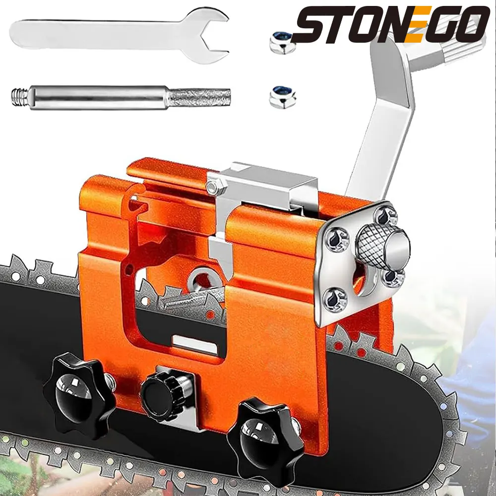 

Ручная точилка STONEGO, точилка для заточки цепей, портативная домашняя ручная бензопила, инструмент для заточки цепи