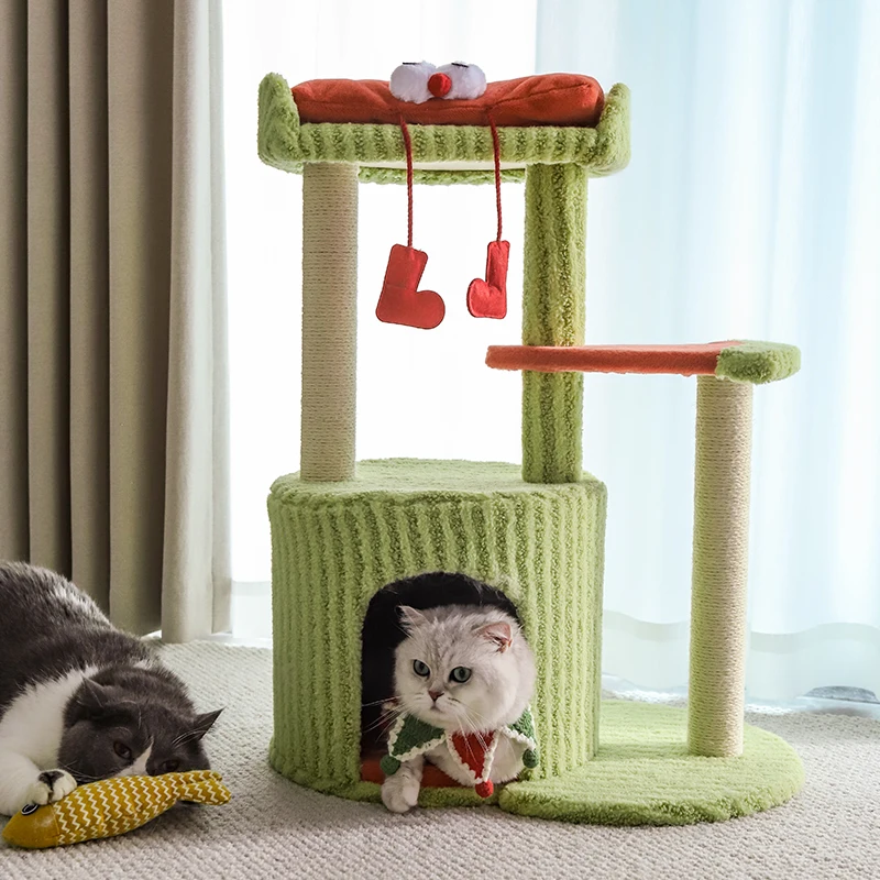 The board grinding claws do not occupy an area and do not drop debris. Cat wear-resistant toys