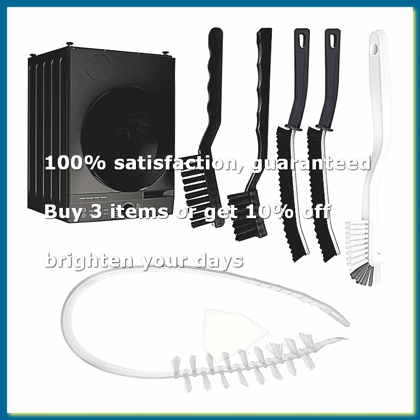 Washing Machine Cleaning Brush Kits,Front Load Washer Cleaner Tools Accessories for Tight Spaces and Washer Rubber Seal