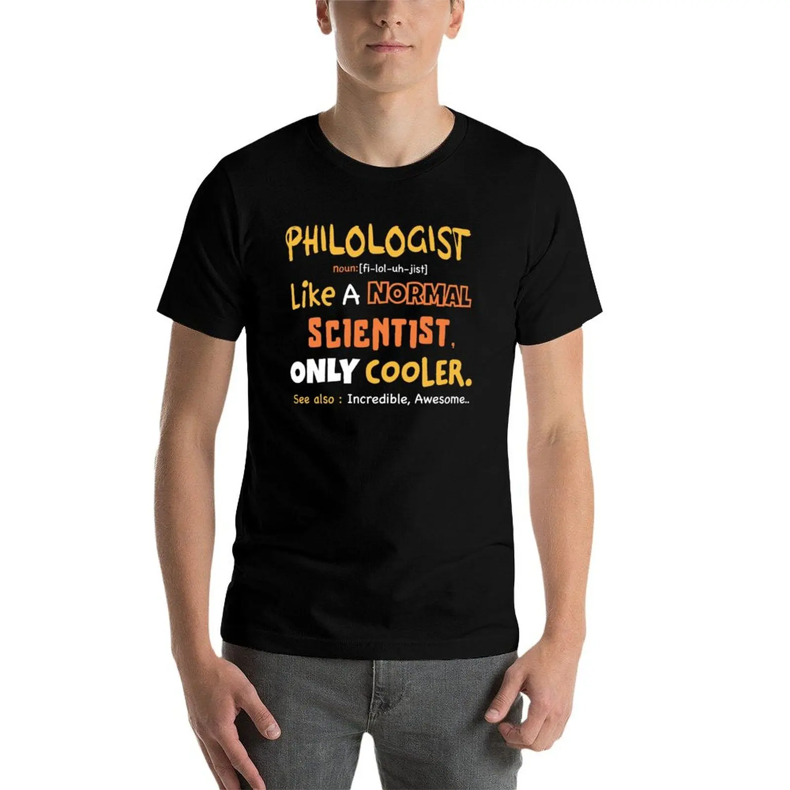 Philologie-Definition – Philologie-Student, lustige Philologie – Absolventen-T-Shirt, ästhetische Kleidung, lustige Herren-T-Shirts