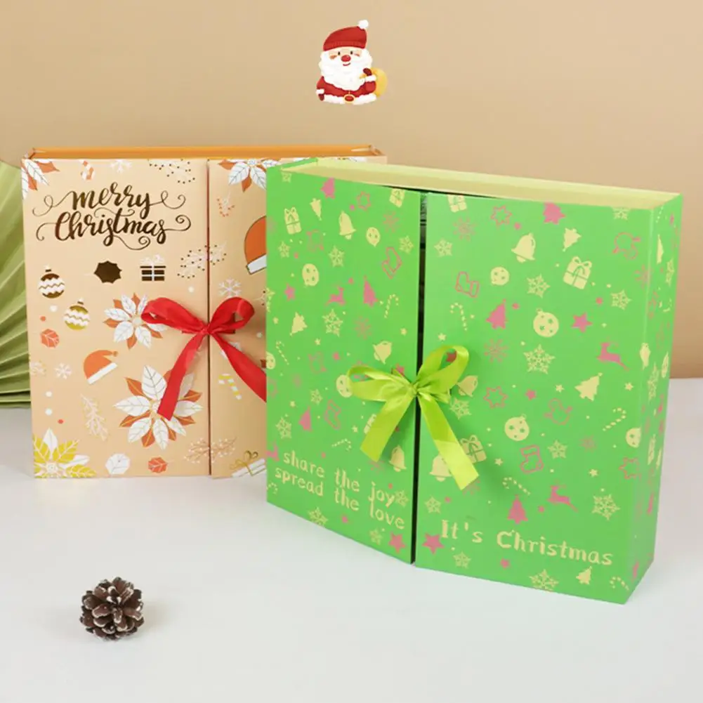 Christmas Countdown Box 2024 Diy Christmas Advent Calendar Empty Box Set Fillable Boxes for 24 Days Countdown Make Own Advent