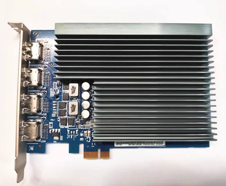 

GT730-4H-SL-2GD5 поддерживает 4 интерфейса, многоэкранную видеокарту