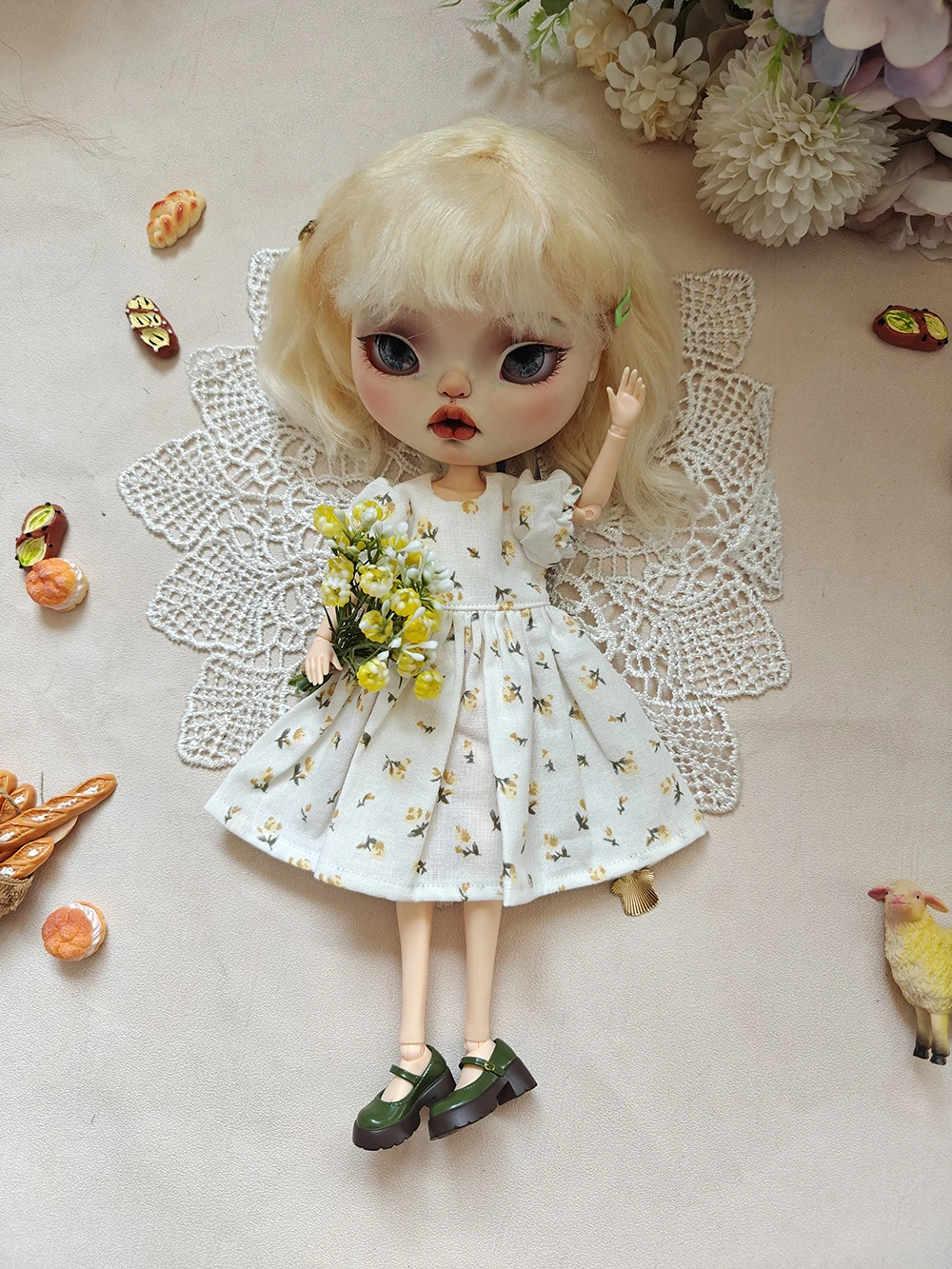 Nouveau Blythe poupée vêtements mignon quotidien automne ensemble vêtements pour Ymy Licca Azones Ob22 24 27 YMY blythe vêtements poupée accessoires