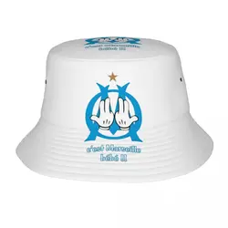 Hot Summer Headwear C'est Marseille Bebe Rapper Logo OM Merch Bob Hat Stylish Hot Sun Hat JUL Panamka Foldable Fisherman Cap