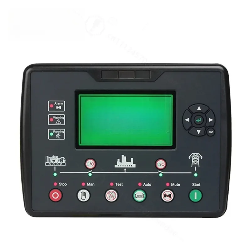LXC6120N AMF Generator Controller LCD Automatic Start Control Panel Genset Monitoring Control Module