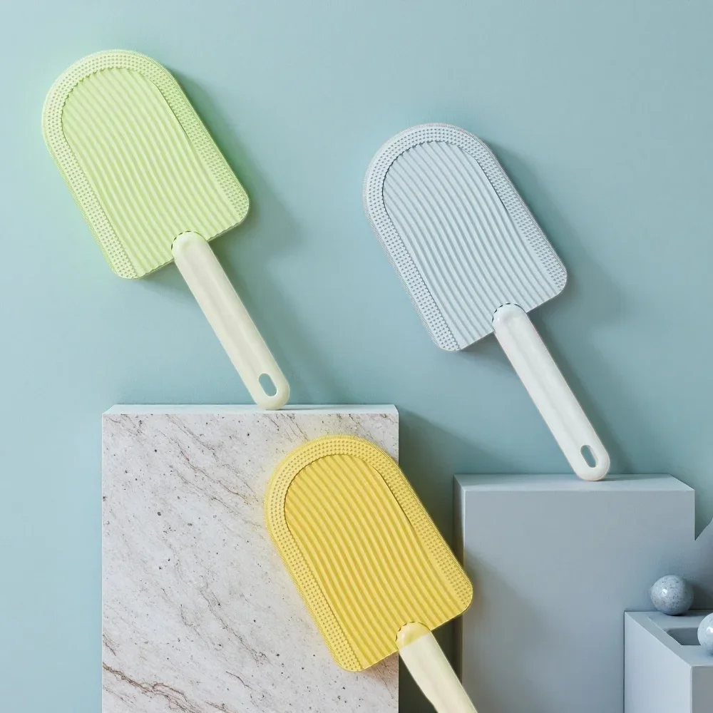 Dual-Sided Pet Grooming Brush: Detangling & Shedding Tool on One Side, Gentle Massage Bristles on the Reverse - for Pets
