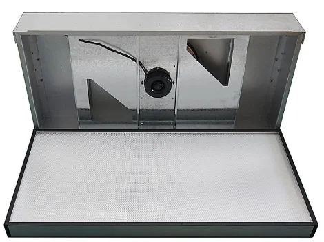 مختبر الفطر صفح تدفق هود وحدة مرشح مروحة Hepa 2x4 Ffu مع H14 0.3um 110 فولت 220 فولت/50 هرتز المقدمة محرك 1000-2000 M3h