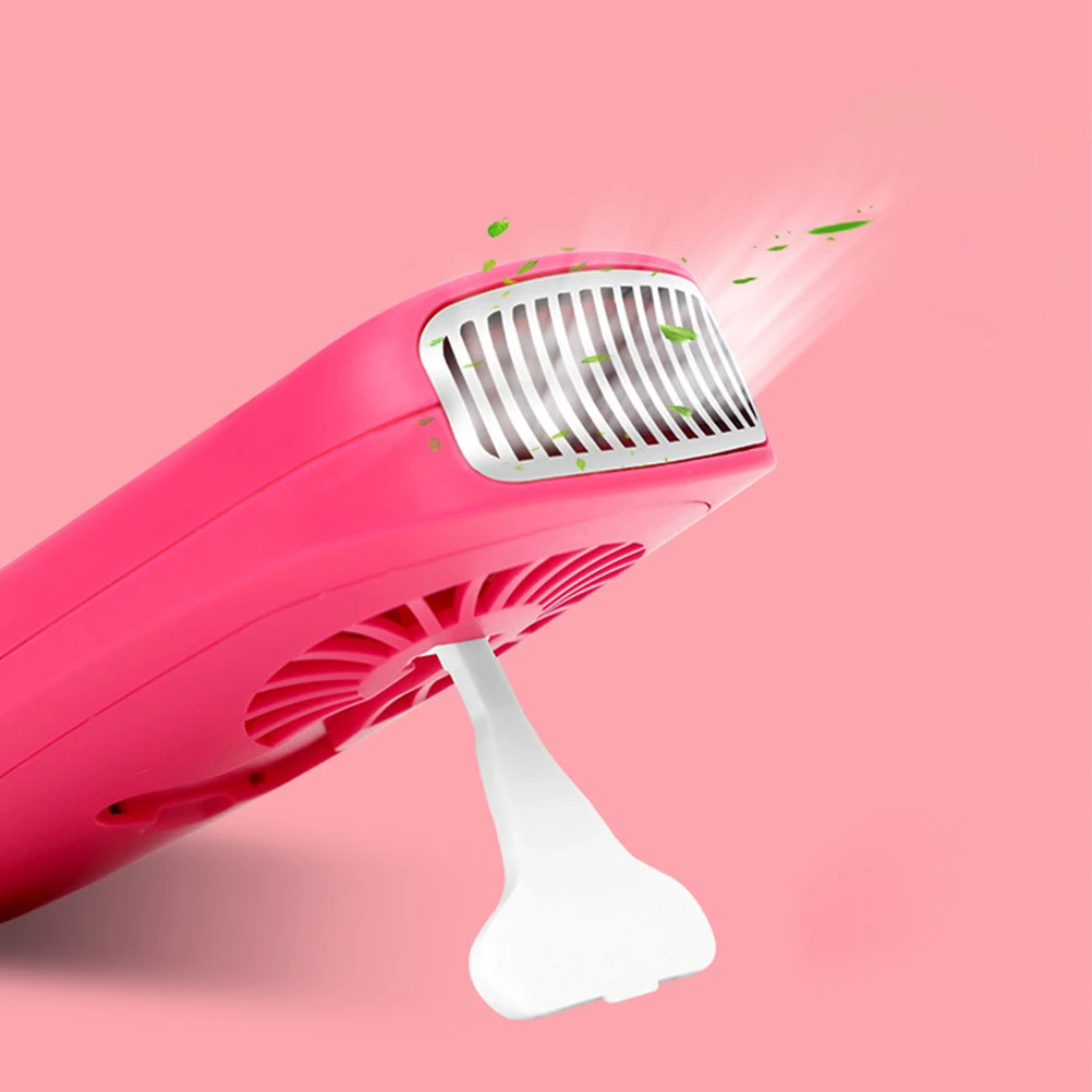 1pc Wimpern Schönheit Hilfe Werkzeug Falsche Wimpern Trockner Tragbare USB Lade Fan für Frauen Premium ABS Material Stehen fuß DesignRed