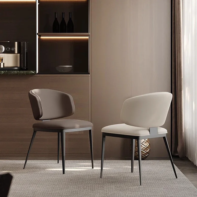 

Waiting Unique Dining Chairs Nordic Apartment Live Room Fashion Large Dining Chairs Free Shipping Soft Poltrona Room Furniture