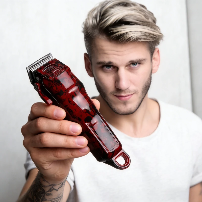 

DIY Cover,Electric Hair Clipper Shell Kit Camouflage Barber Shop Styling Cordless Trimmer DIY Housing Cover for Wahl 8148 / 8591